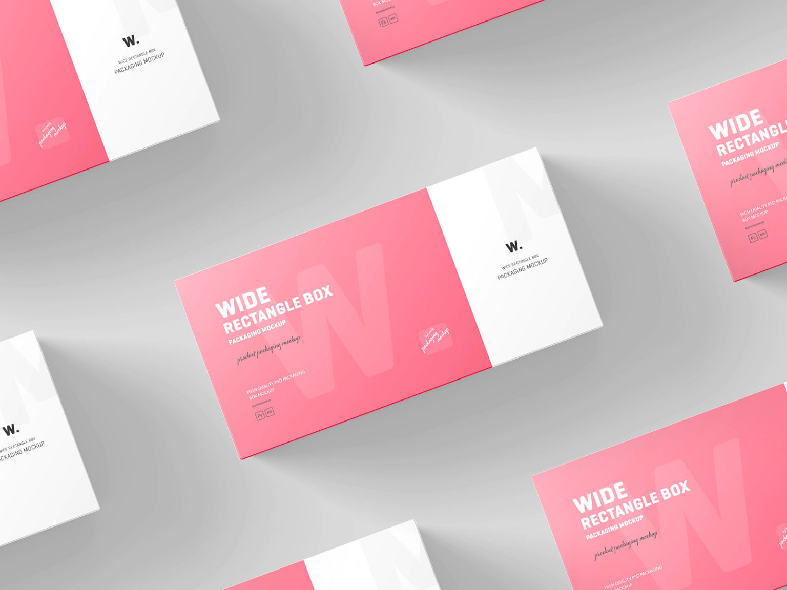 Rectangle Box Packaging Mockup