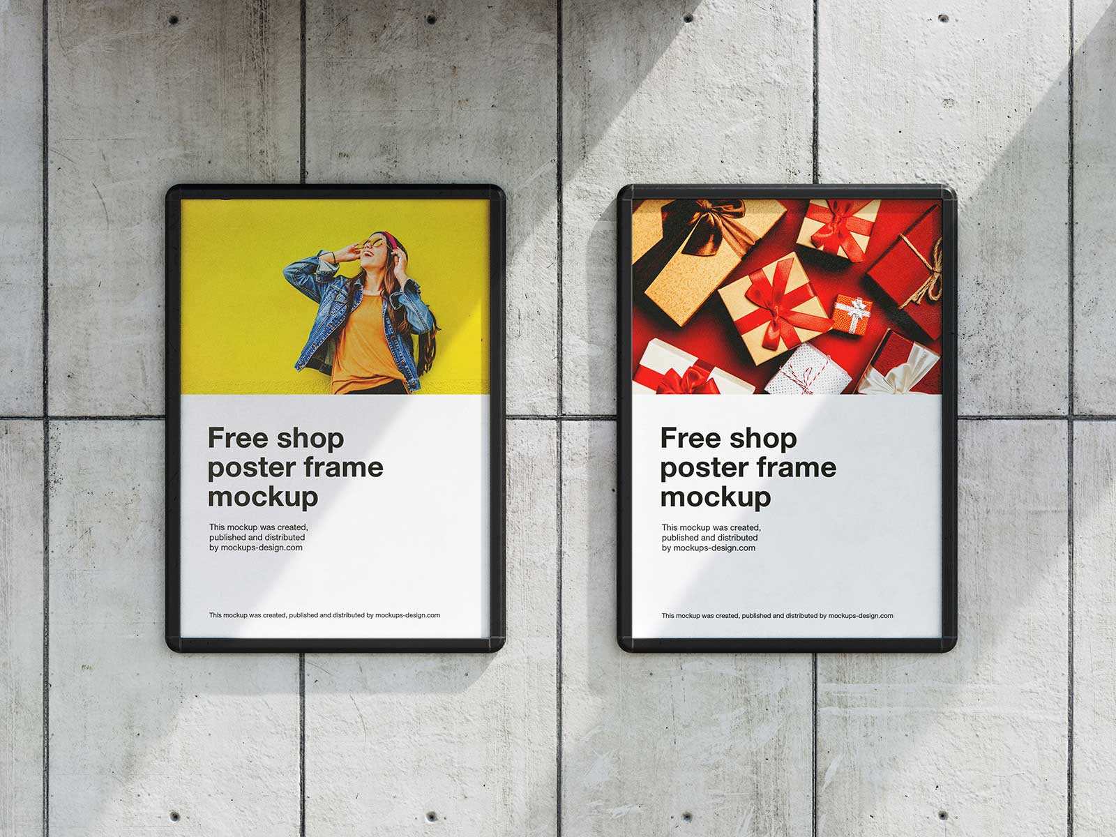 Street Poster Frame Mockup