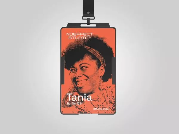 Free ID Card Branding Mockup