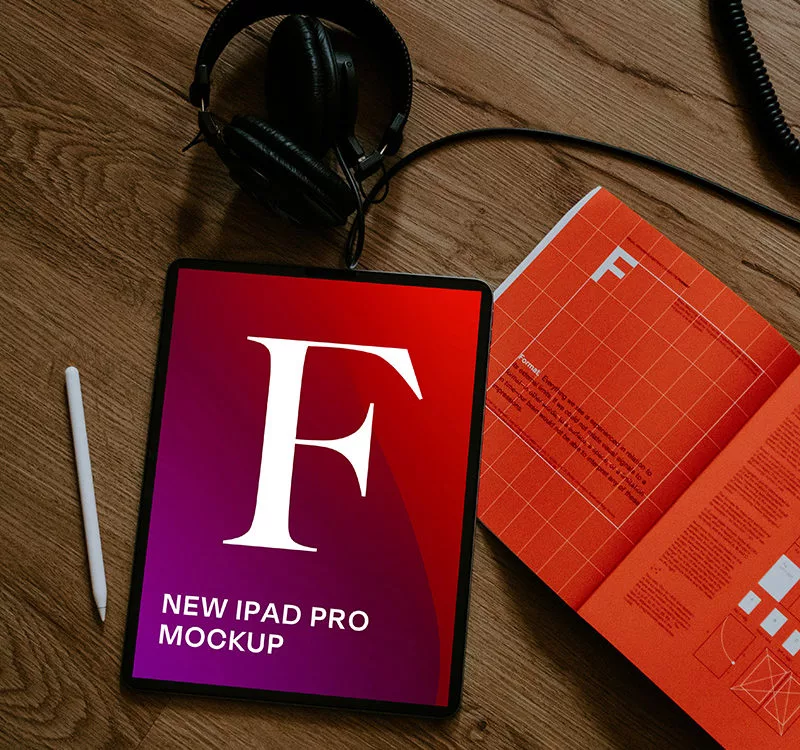 Free iPad Pro UI Mockup