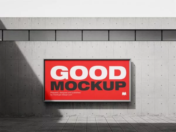 Photography Style Billboard Free Mockups