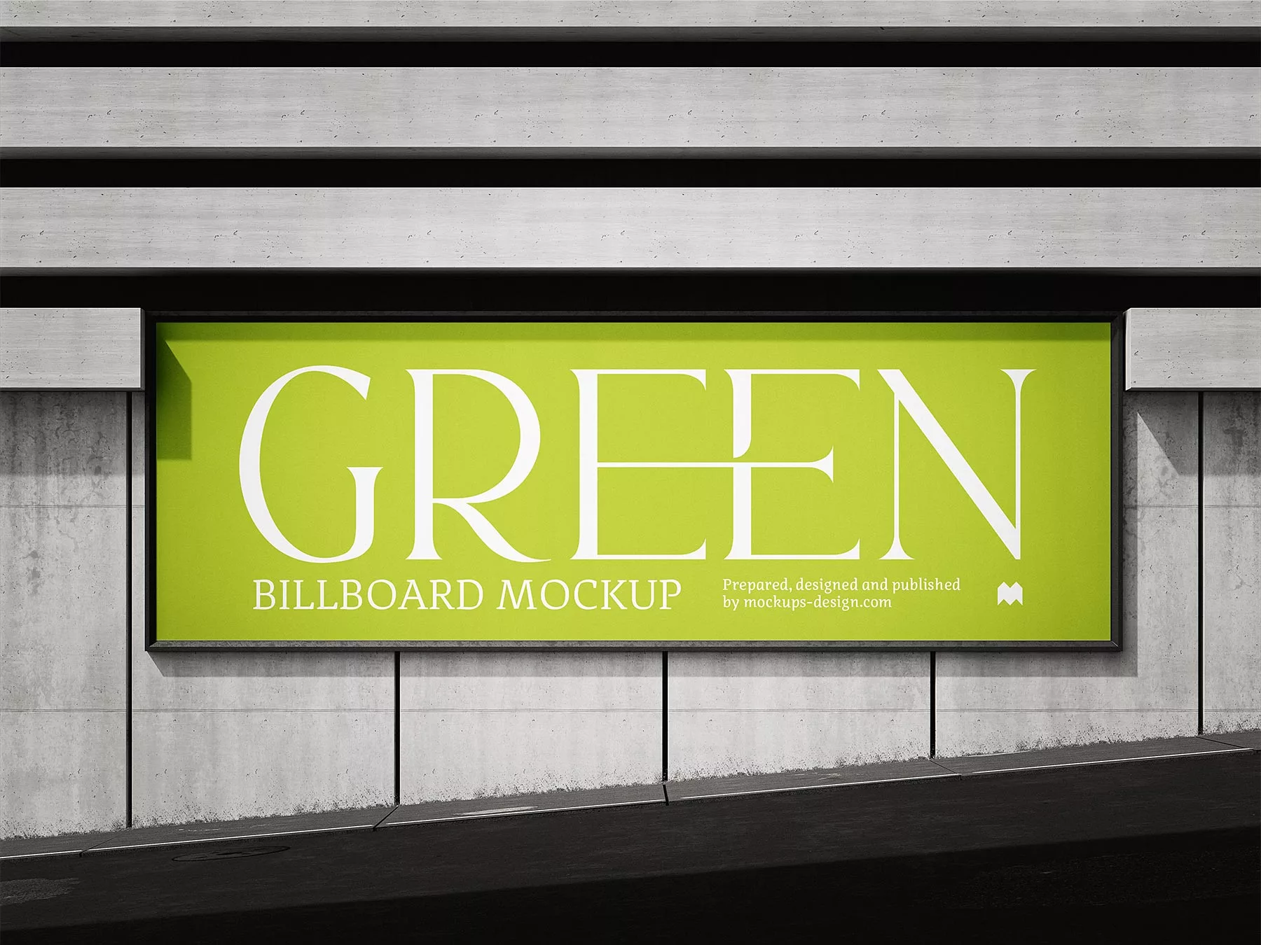 Photography Style Billboard Free Mockups