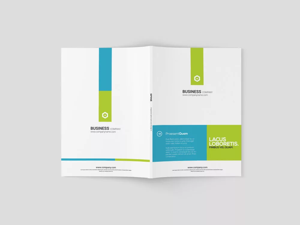 A5 brochure/magazine mockup set