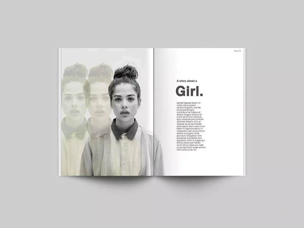 Free magazine mockup