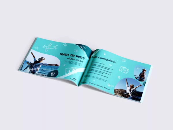 Open Landscape Brochure Mockup