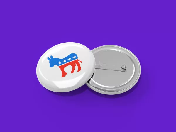 Pin Badge Button Merch Mockup