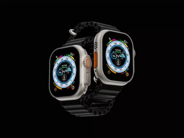 Double Apple Watch Ultra Mockup