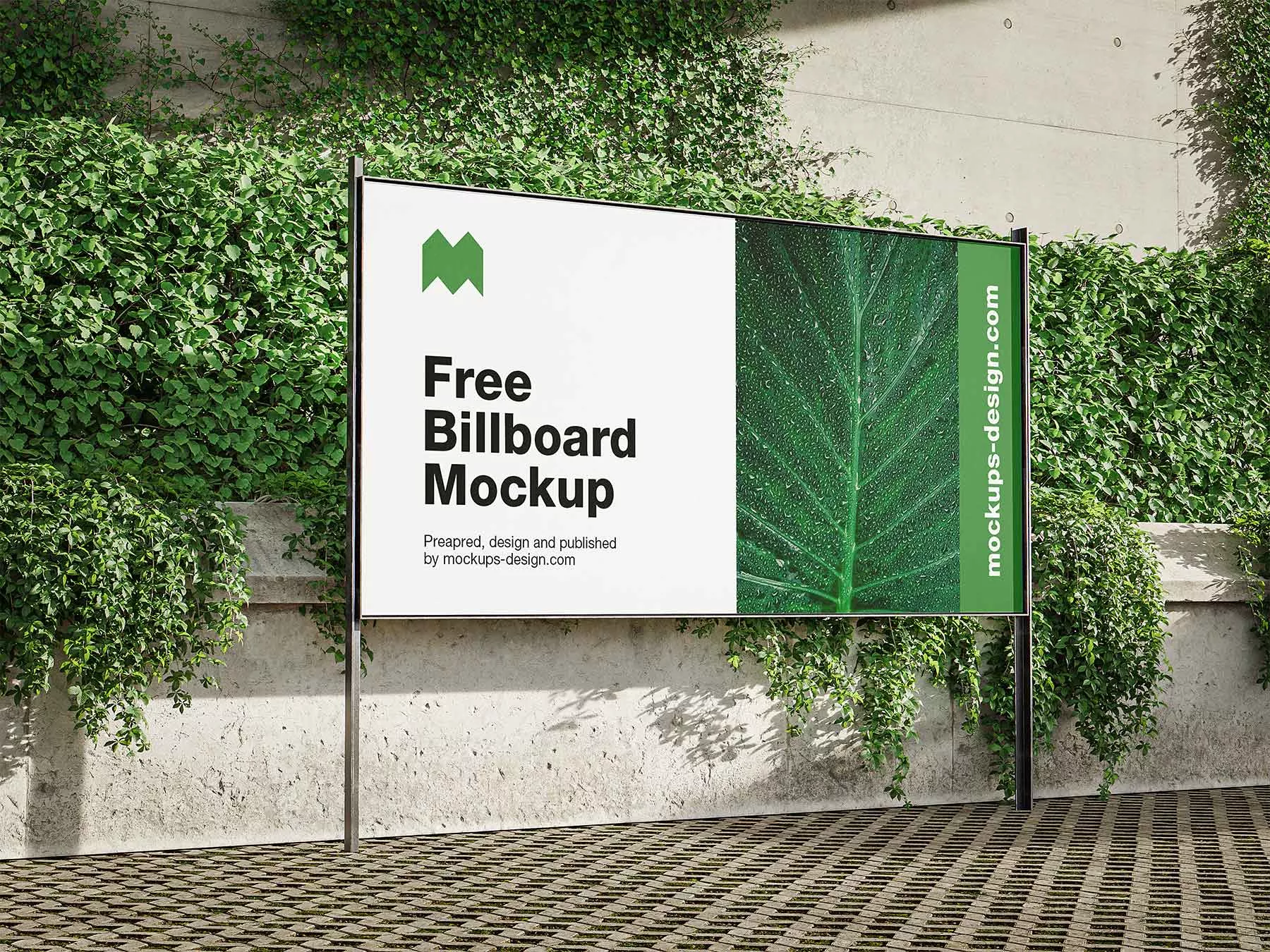 Eco Billboard Free Mockups