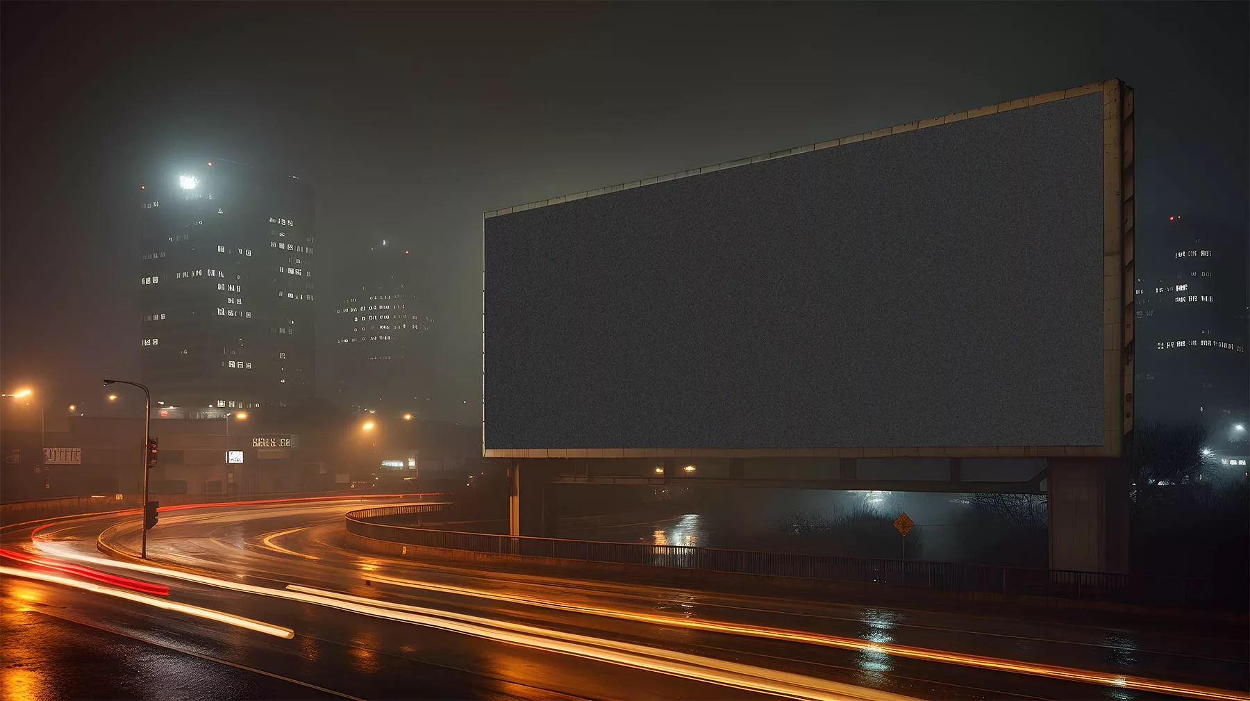 Outdoor Advertising Billboard Mockup