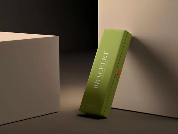 Rectangular Jewelry Box Mockup