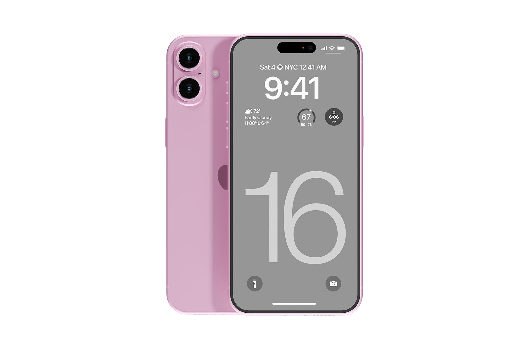 iPhone 16 Mockup – Free PSD (5 Colors)