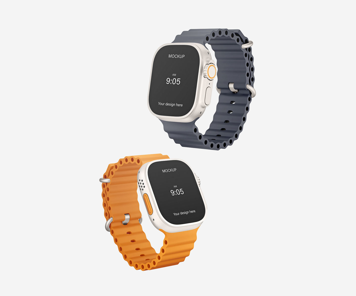 Watch Multi Apple Watch Multi-Screen Mockup