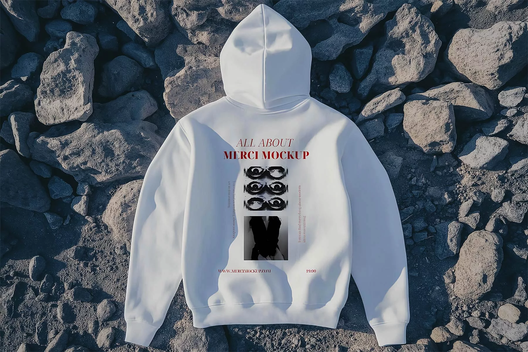 Back Hoodie Free Mockup