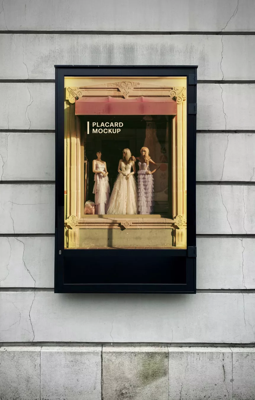 CLP Placard Free Mockup
