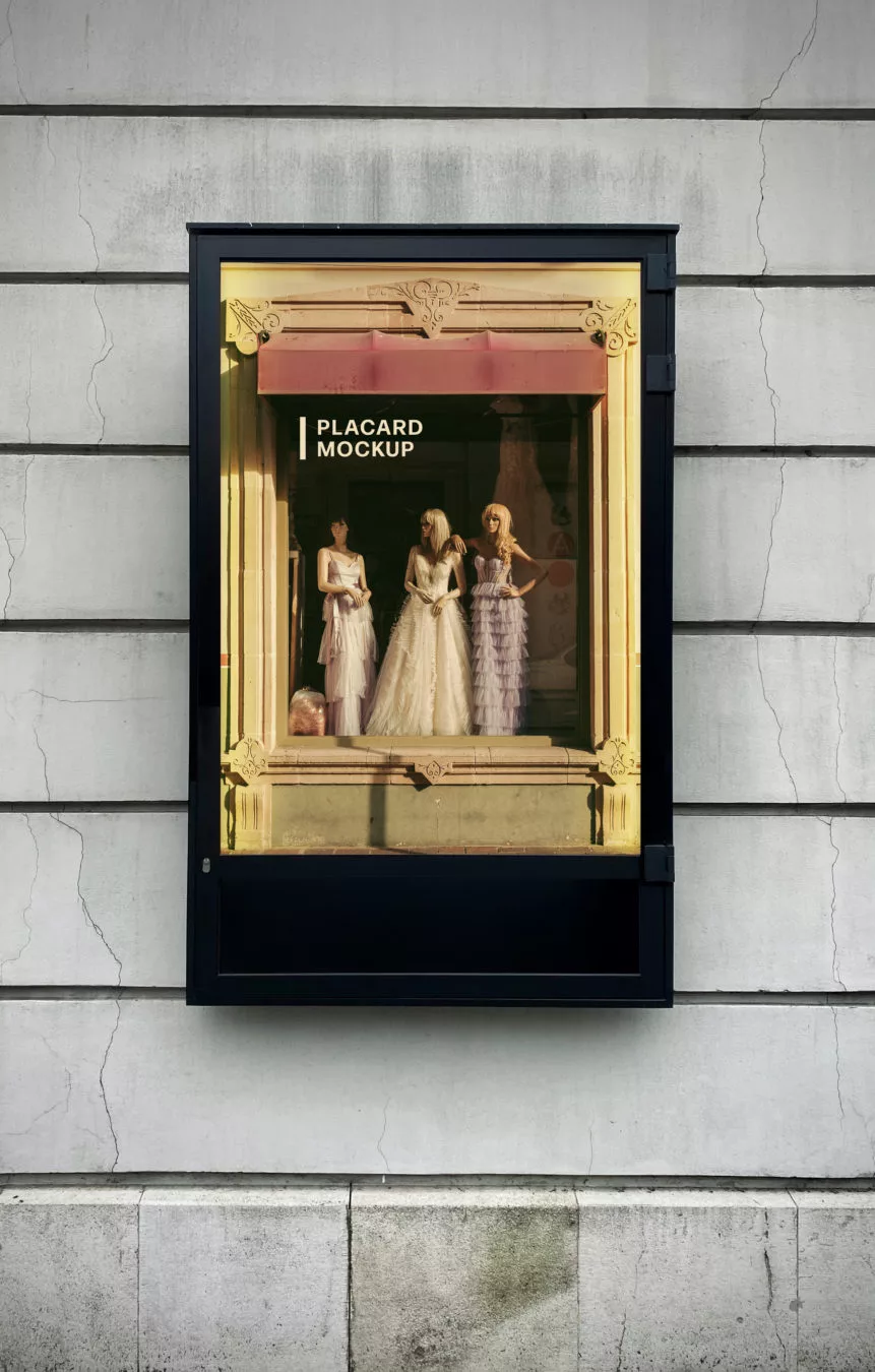 CLP Placard Free Mockup