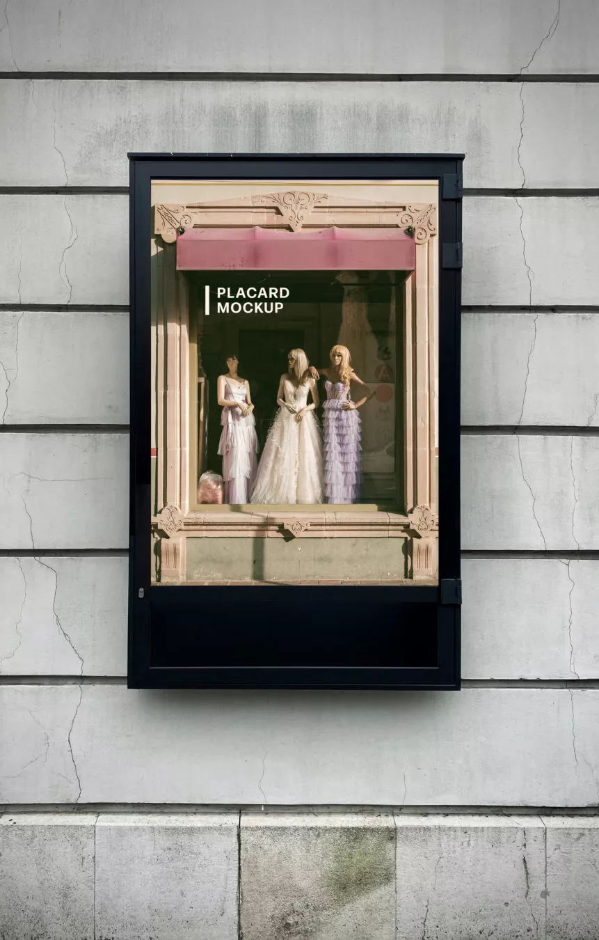 CLP Placard Free Mockup