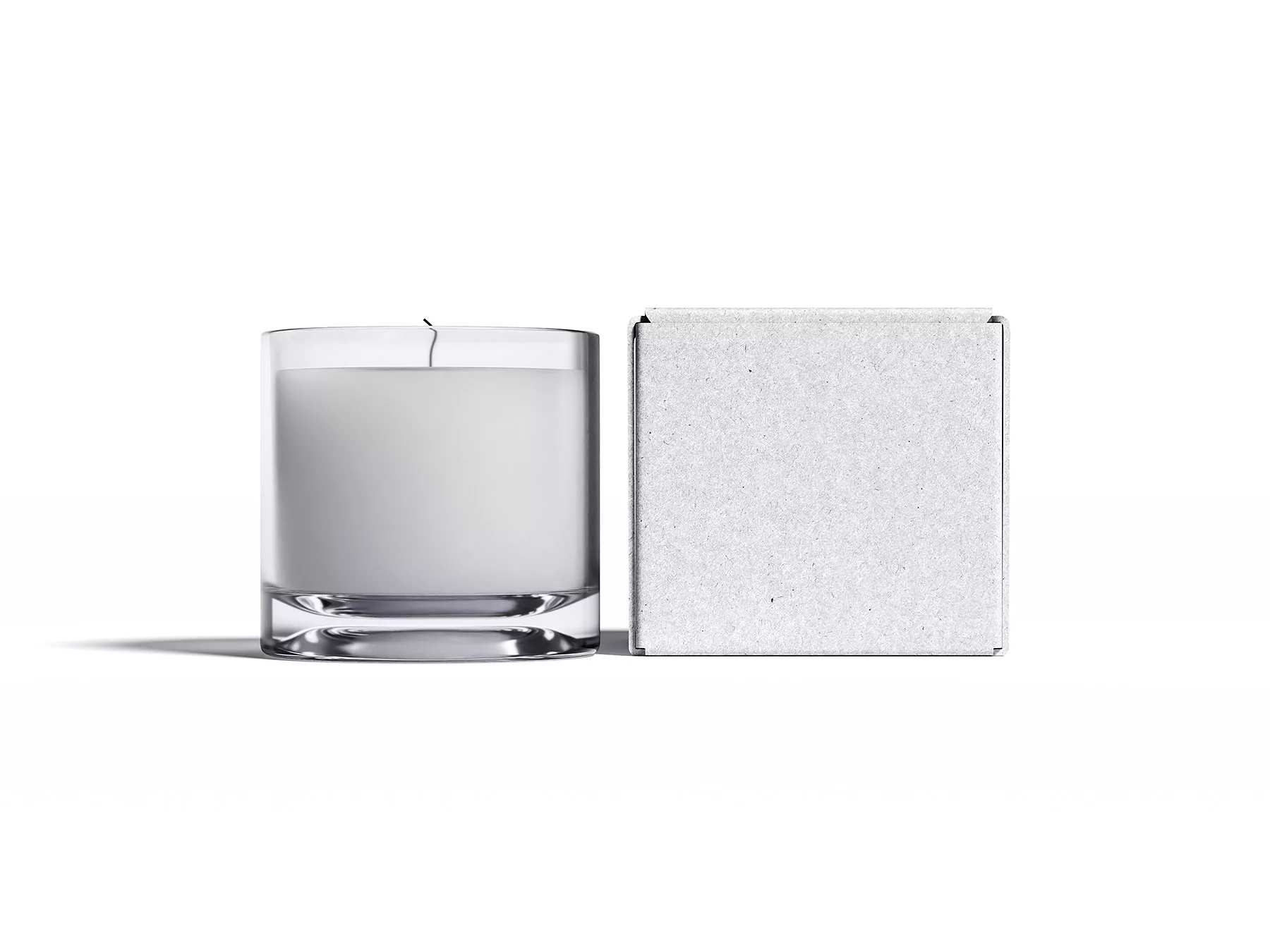 Candle Jar with Box Mockups