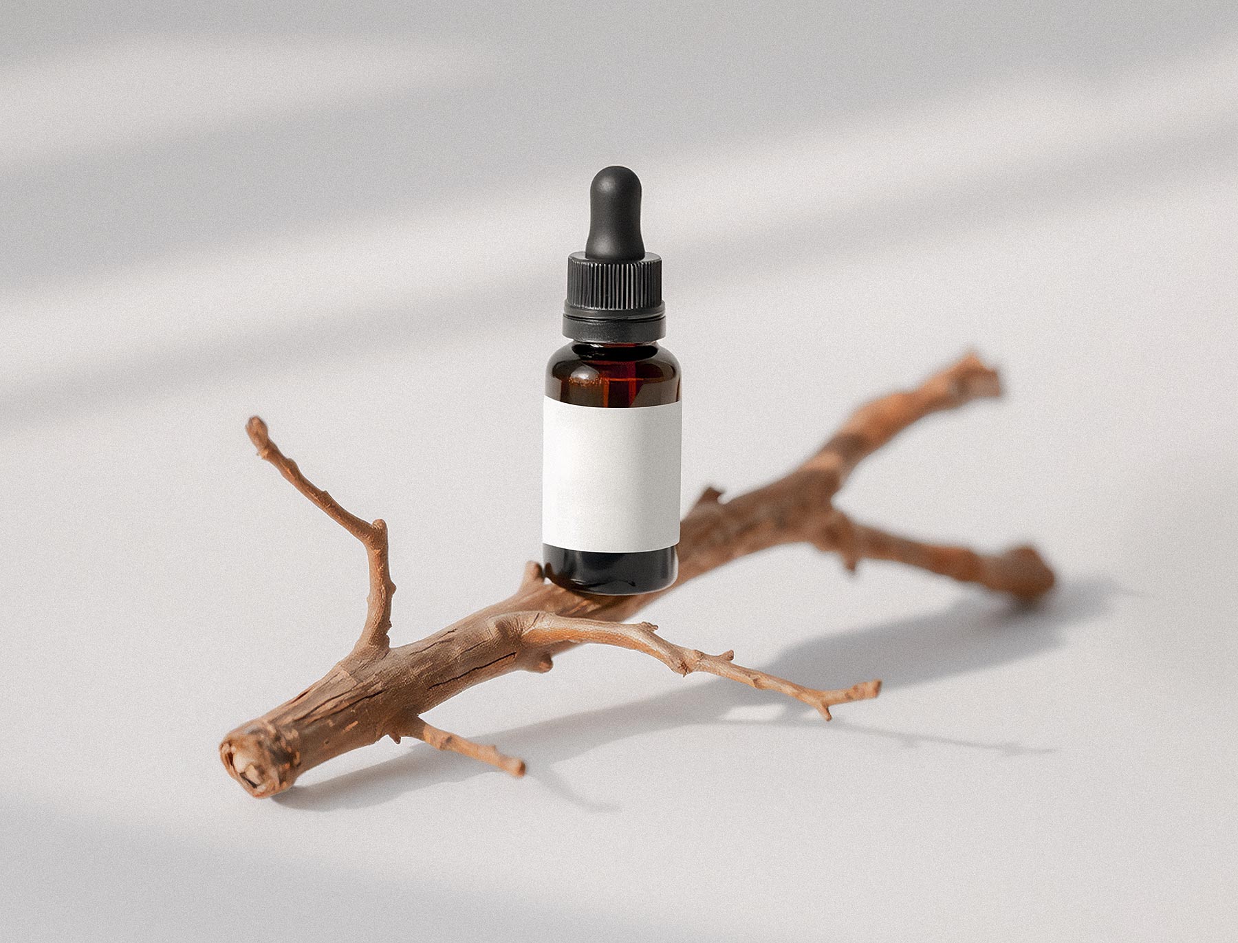 Dropper Bottle Mockup Scene (PSD)