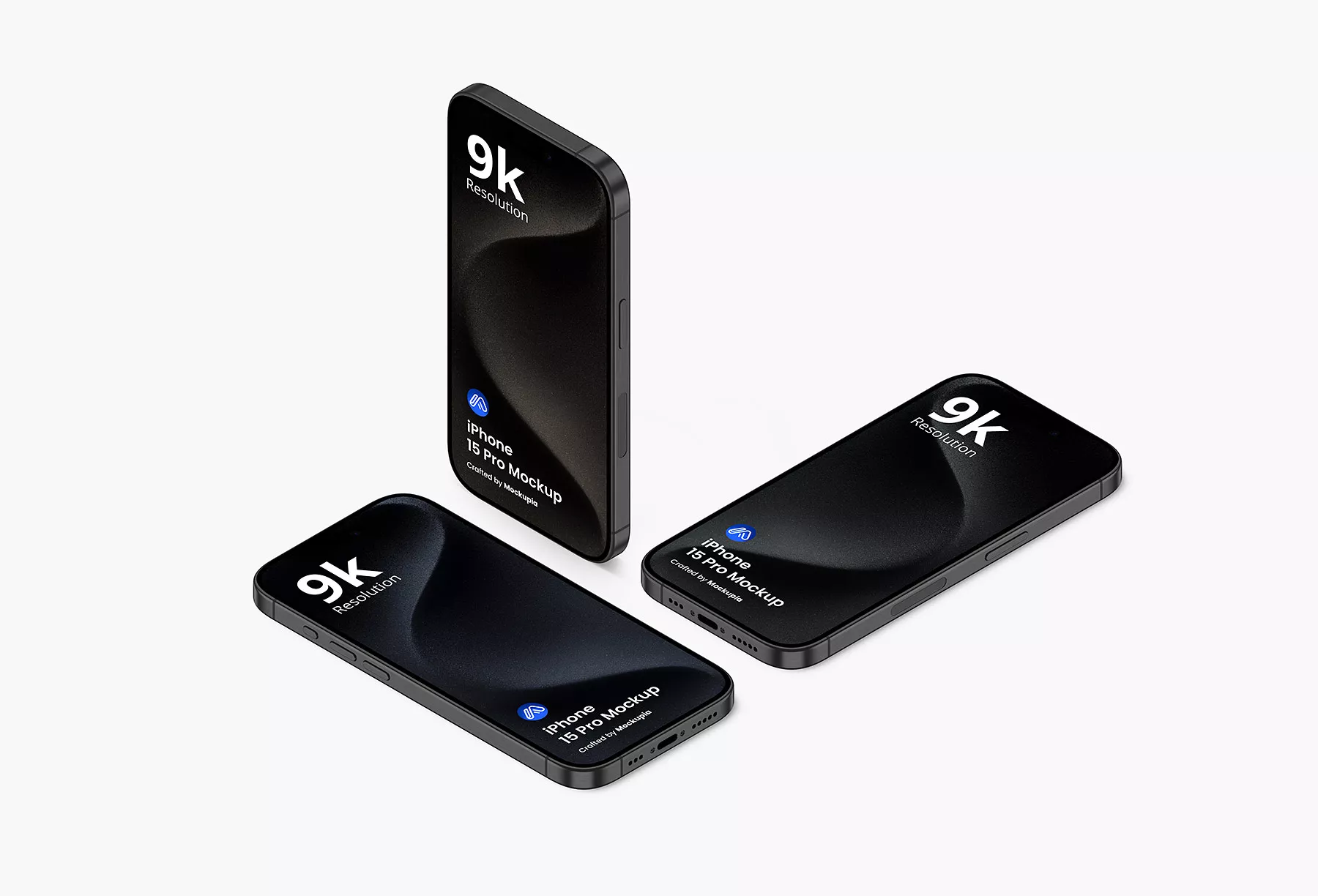 Free Multi Screen iPhone 15 Pro Mockups