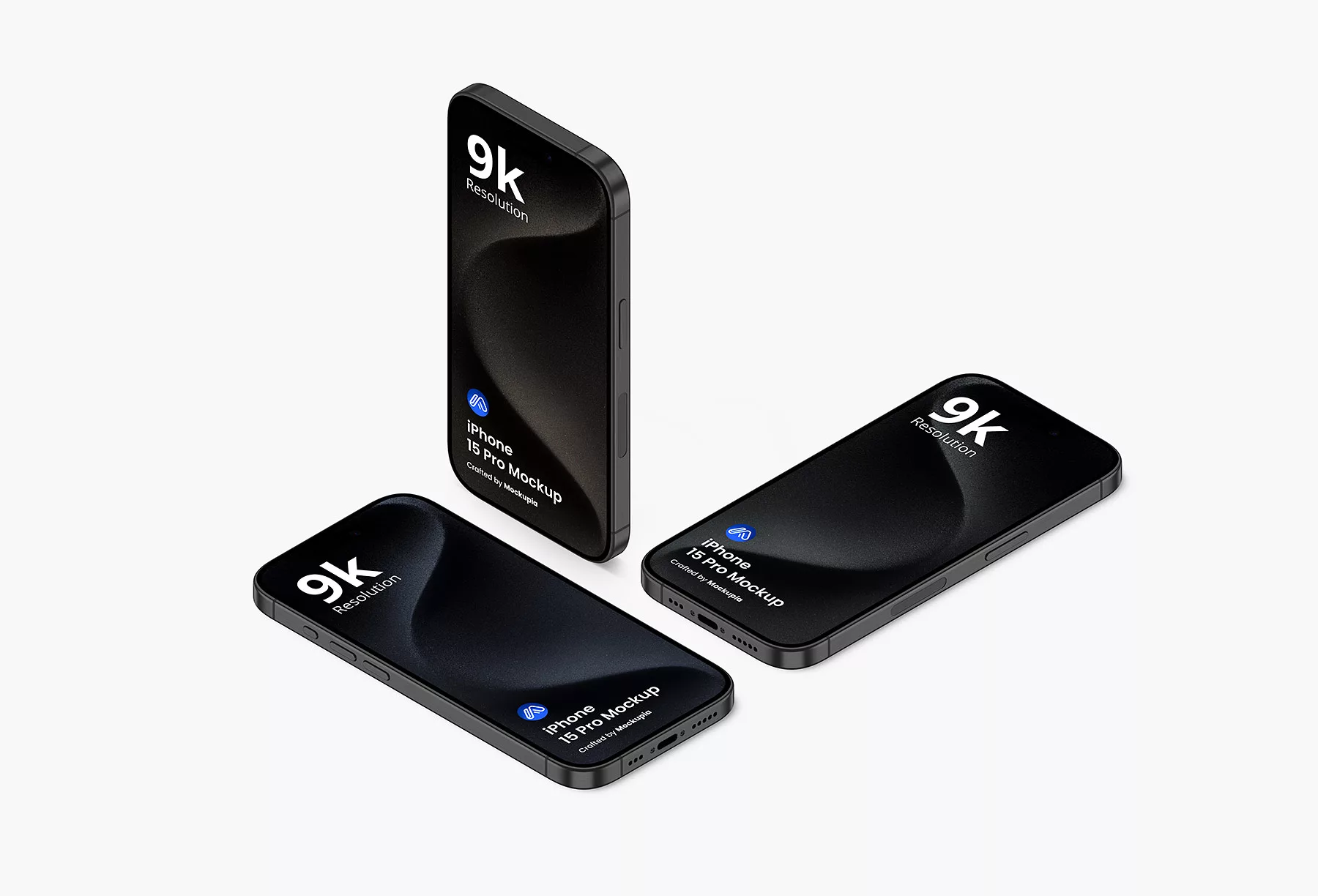 Free Multi Screen iPhone 15 Pro Mockups