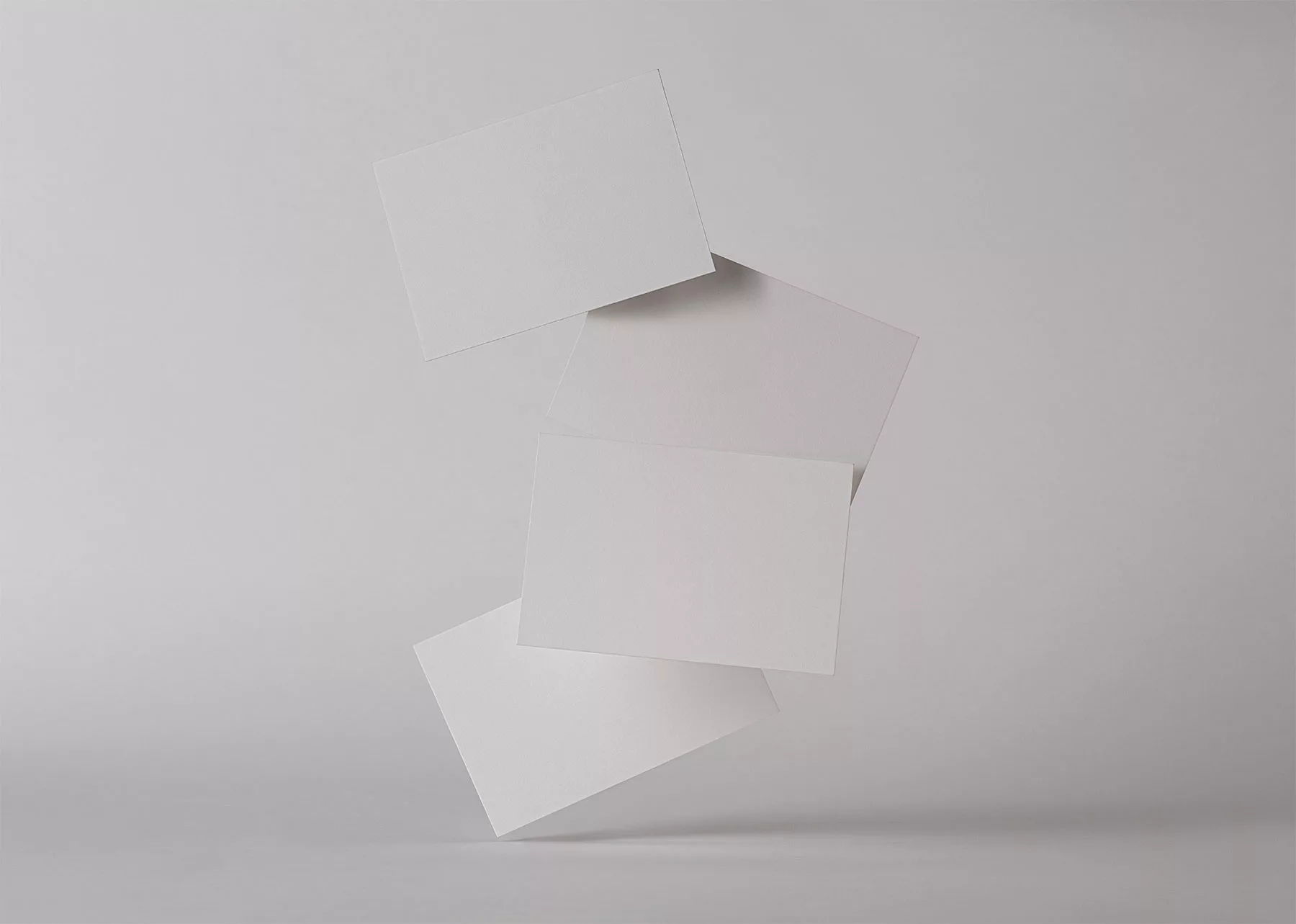 Gravity Invitation Cards Free Mockups