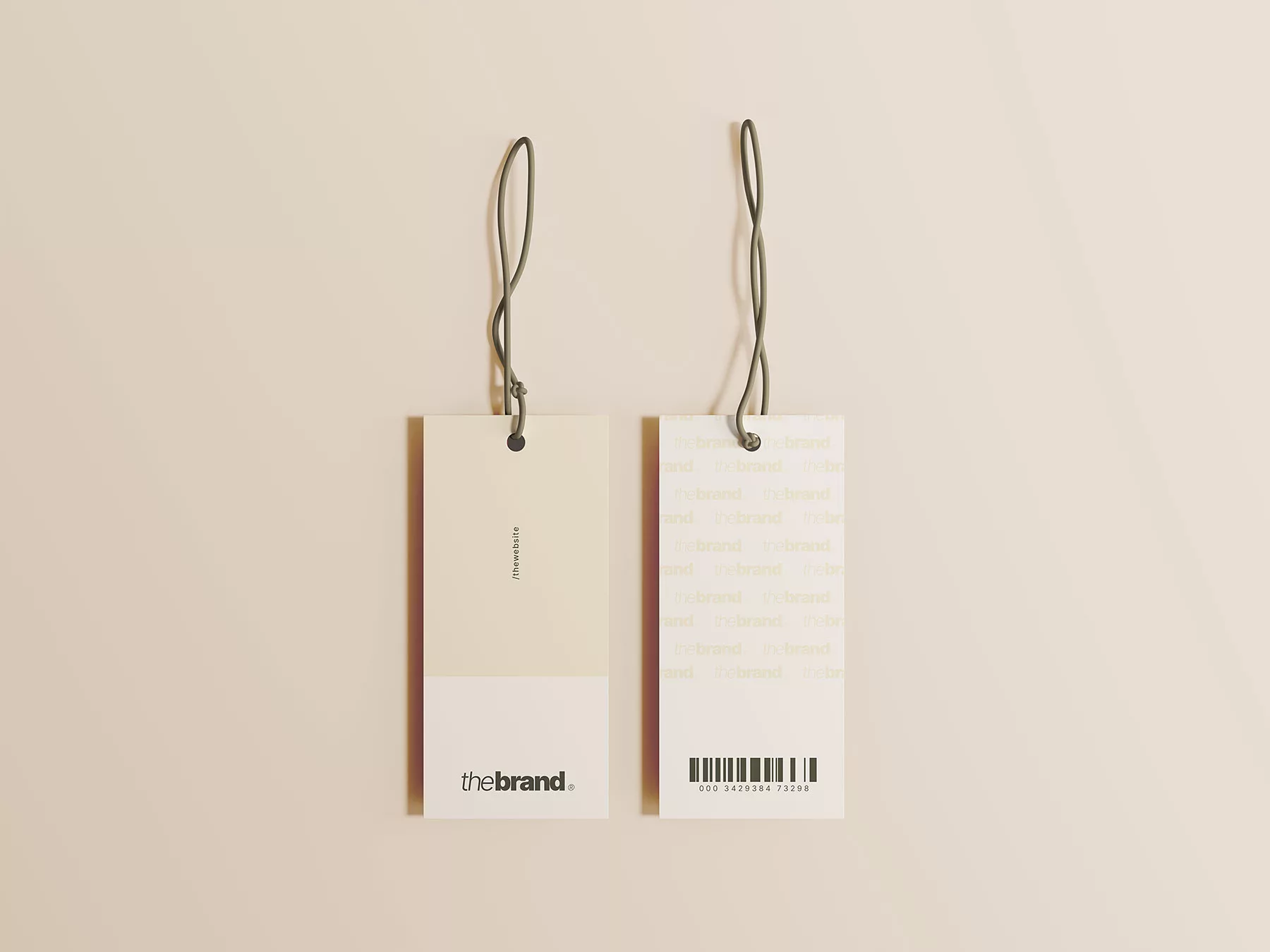Label Tag Free Mockups