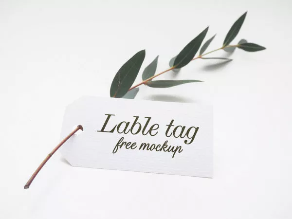 Label Tag Mockup