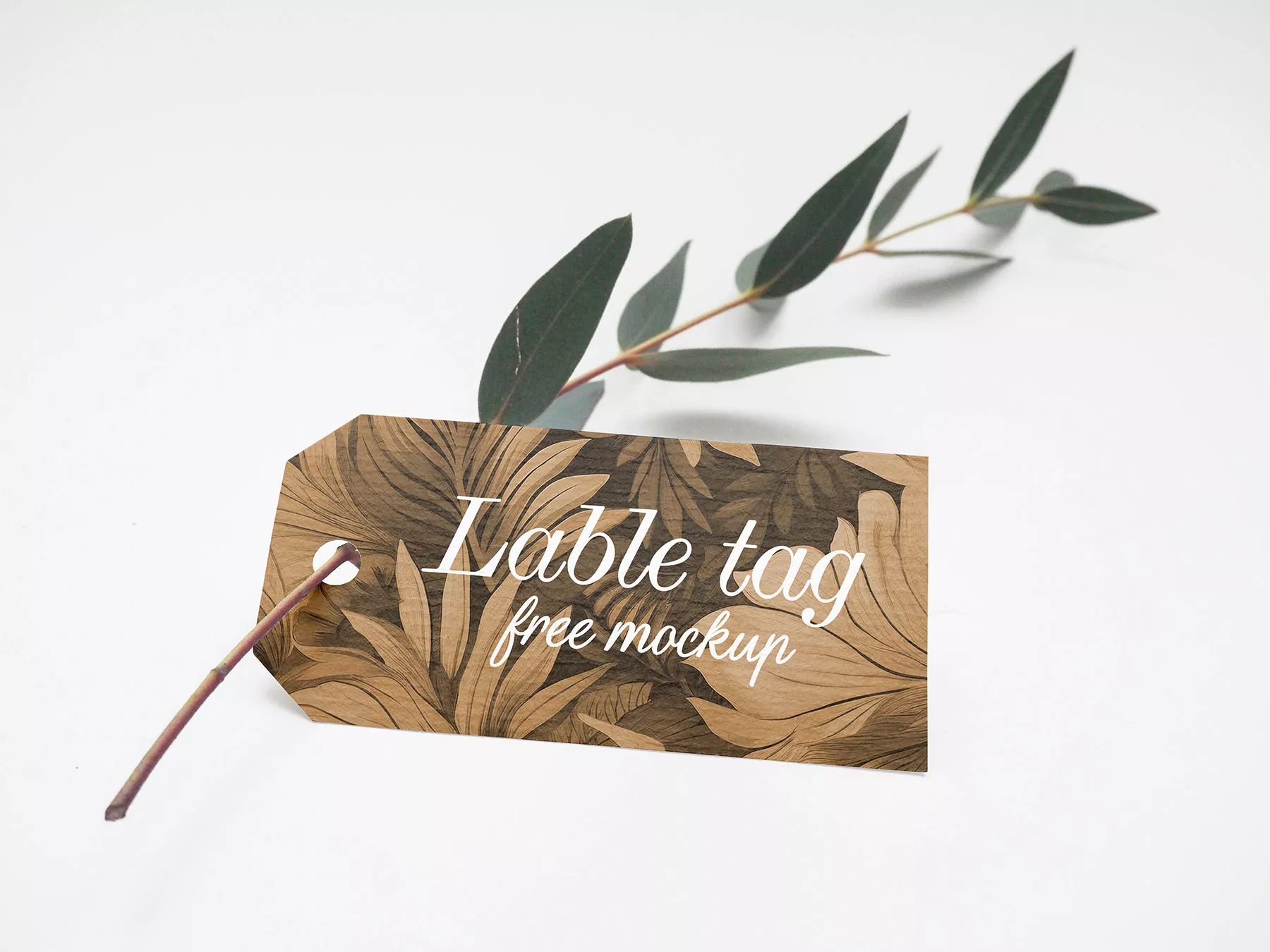 Label Tag Mockup