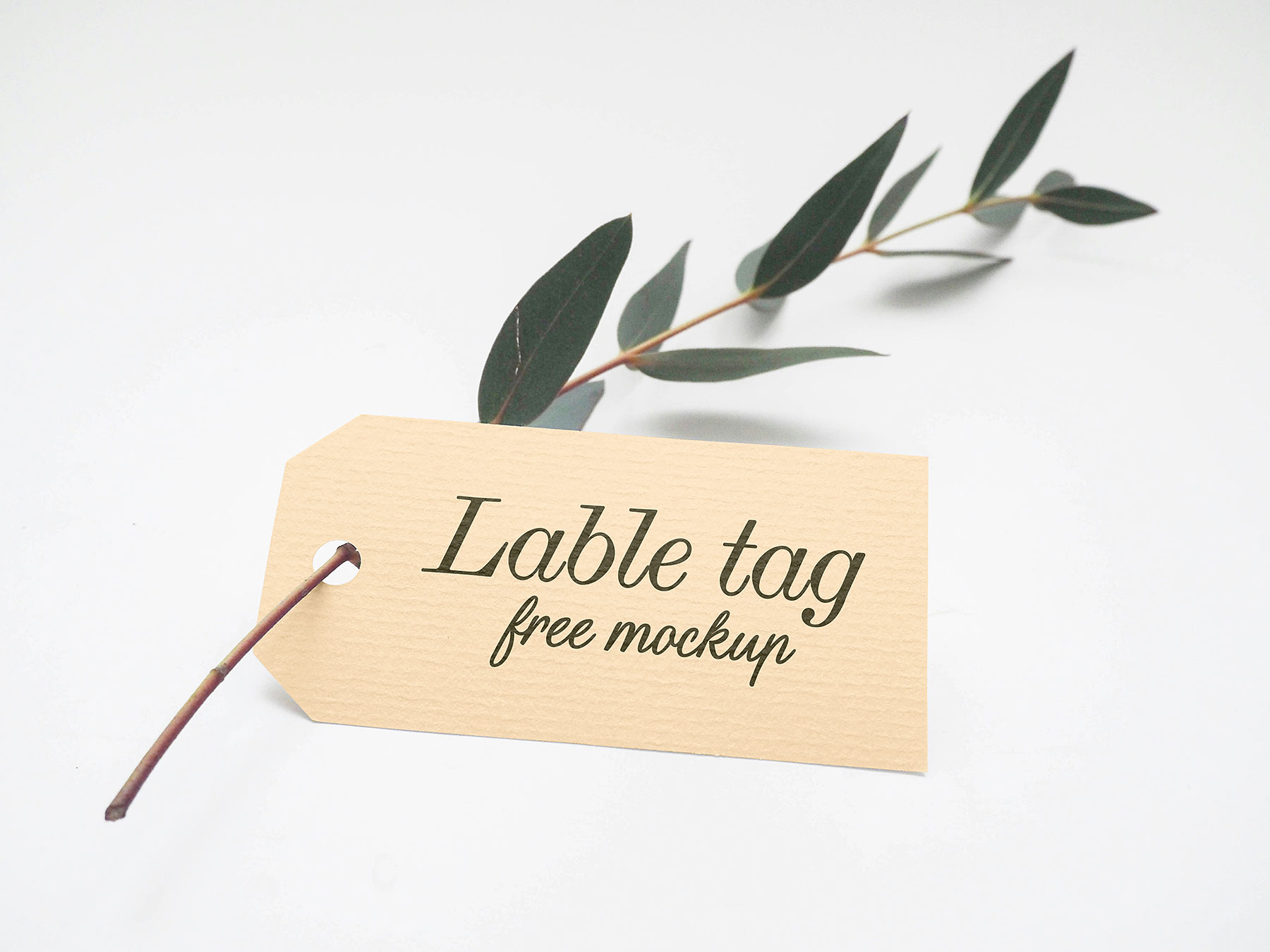 Label Tag Mockup