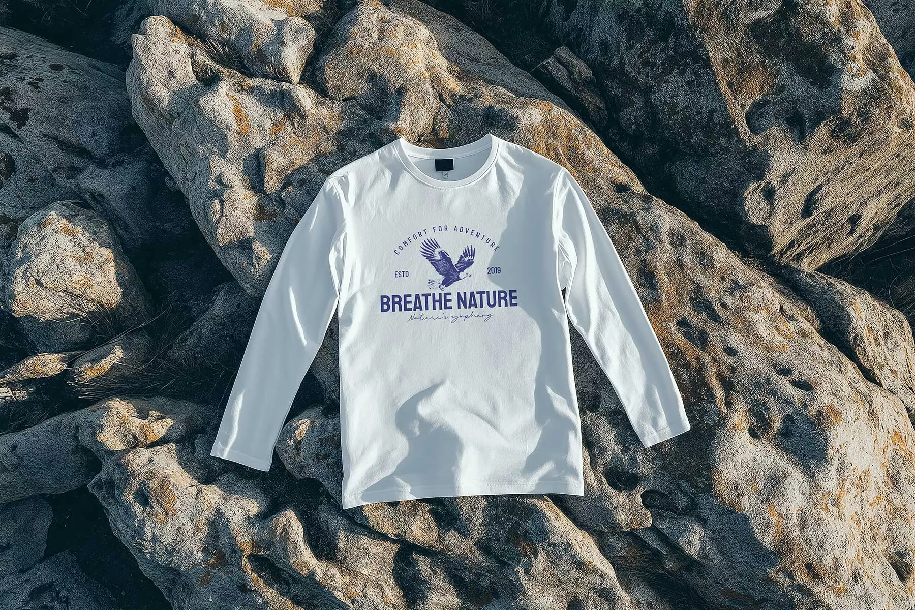 Long Sleeve T-Shirt Mockup