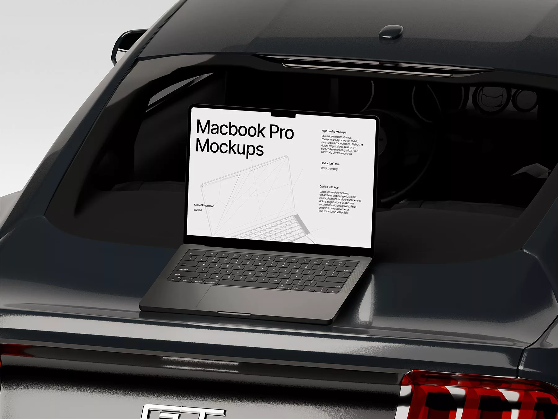 MacBook Pro Free Mockups