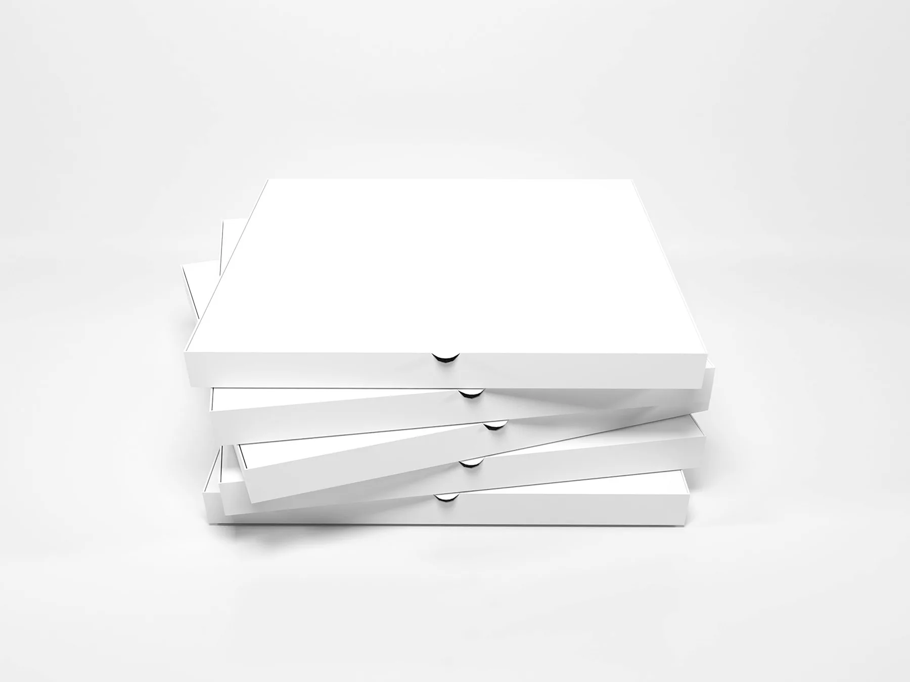 Pizza Box Packaging Mockup