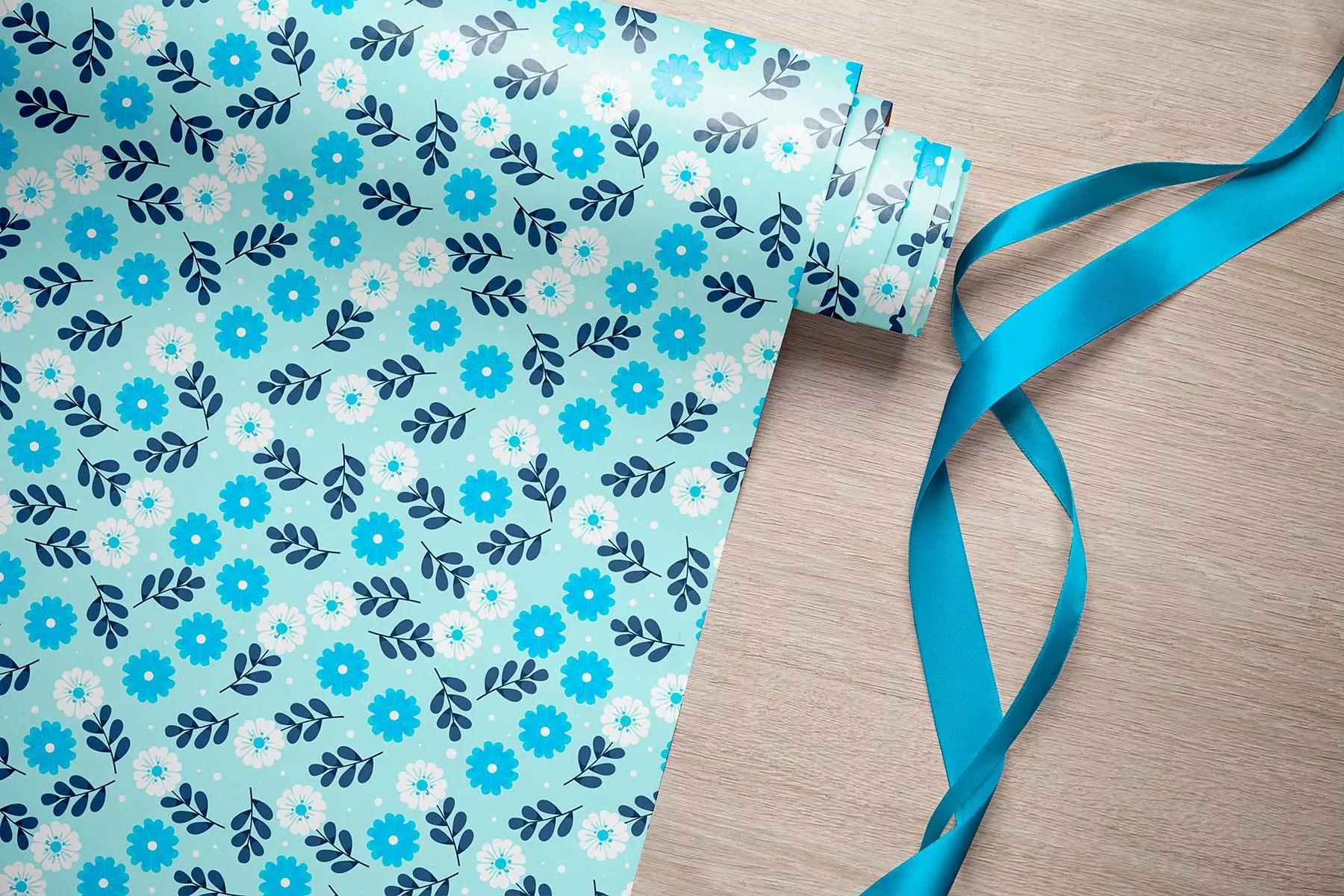Wrapping Paper Mockup