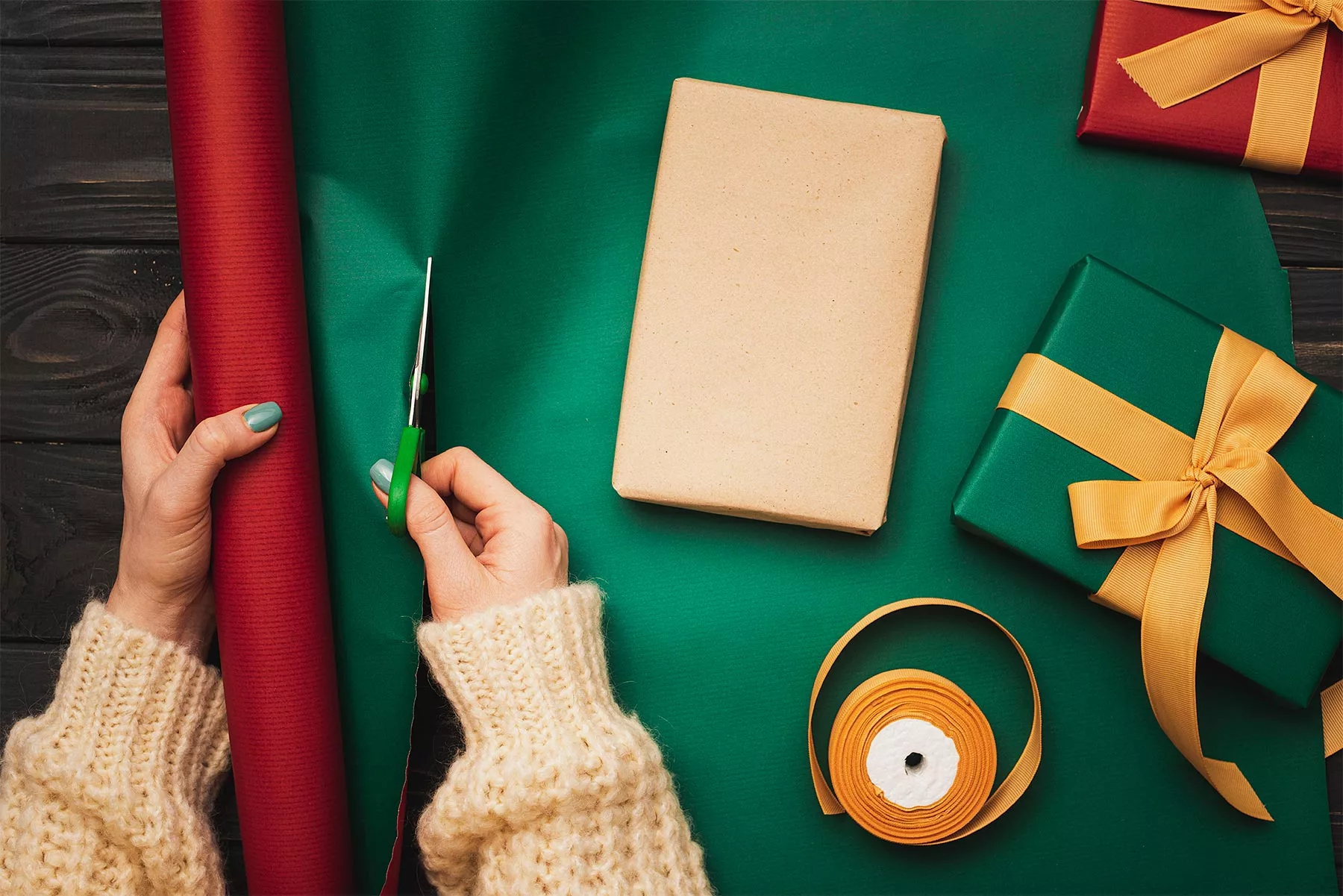 Wrapping Paper Mockup (PSD)