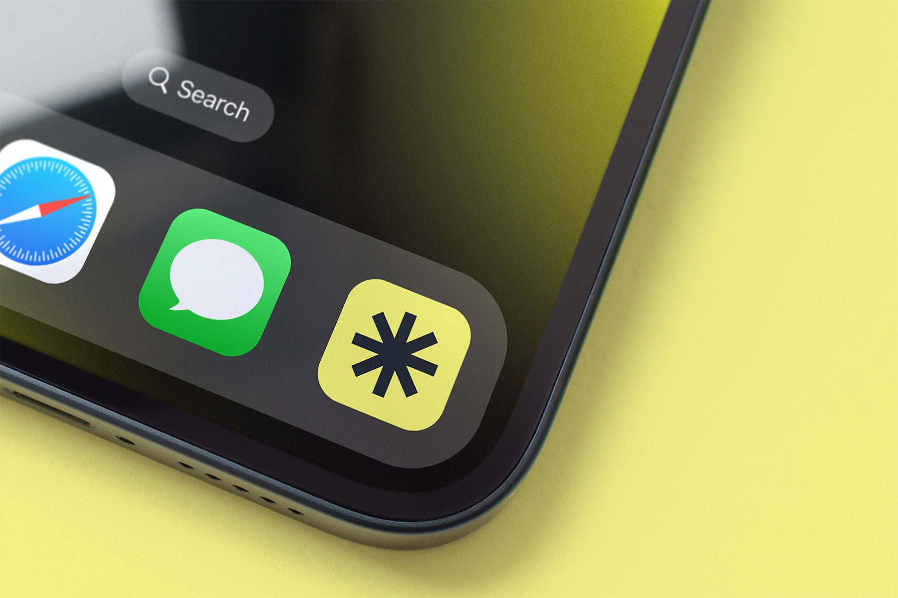 iOS App Icon/Logo Mockup on iPhone Screen