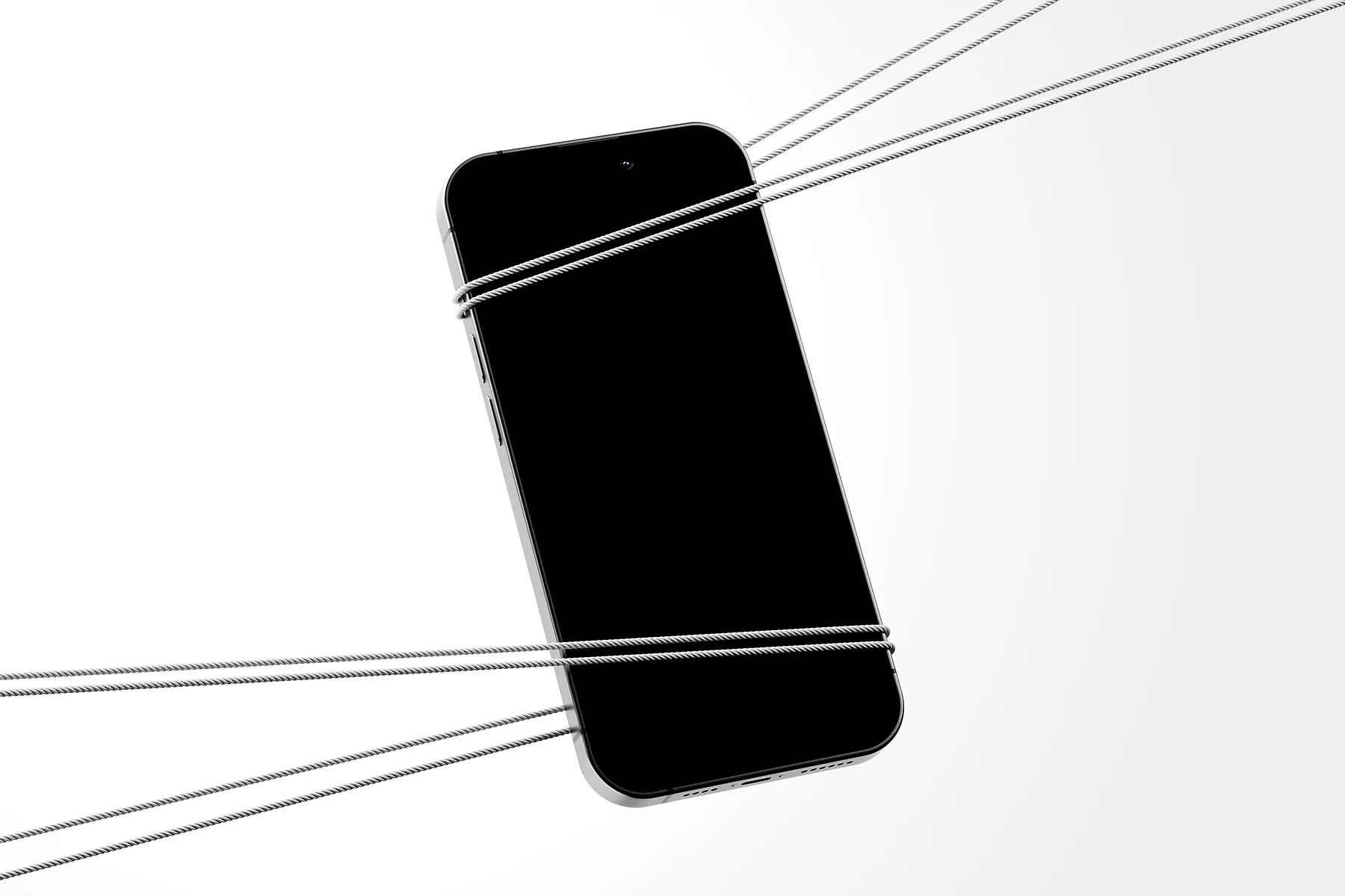 iPhone 15 Pro Mockup Scene