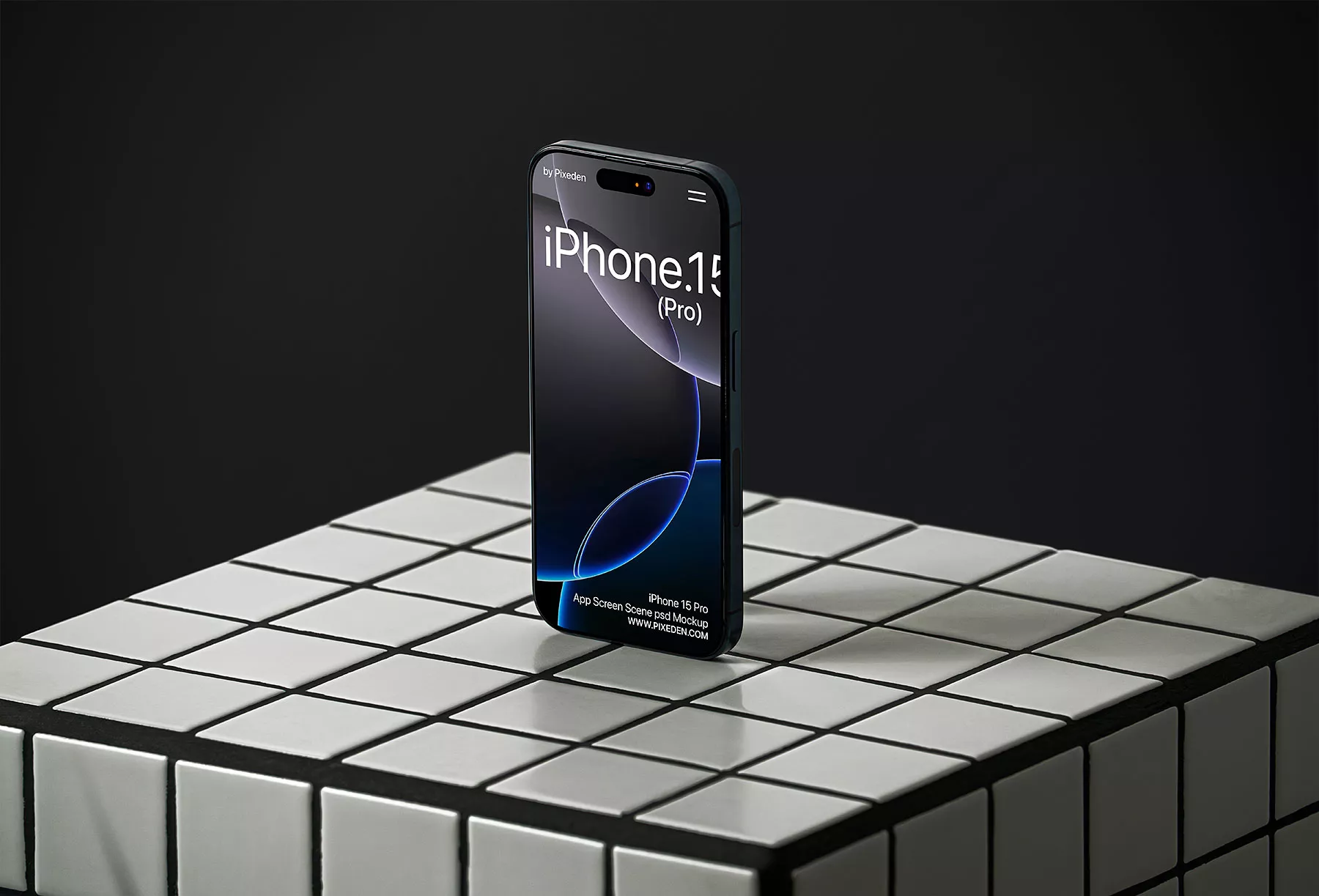 iPhone 15 Pro Mockup Schowcase