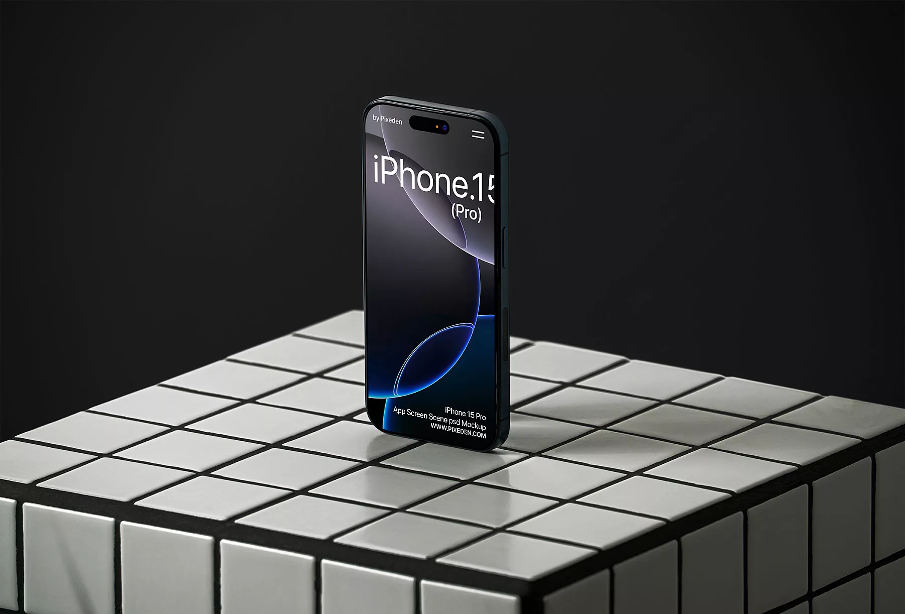 iPhone 15 Pro Mockup Schowcase