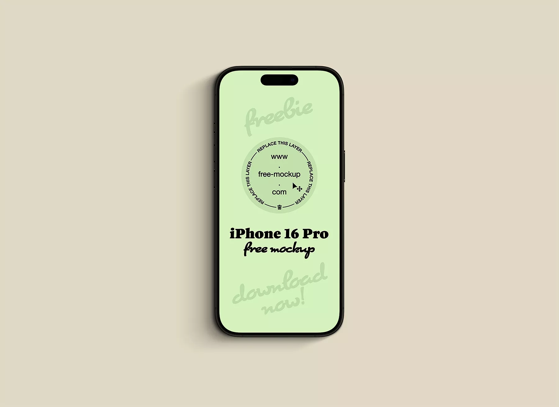 iPhone 16 Pro Mockup