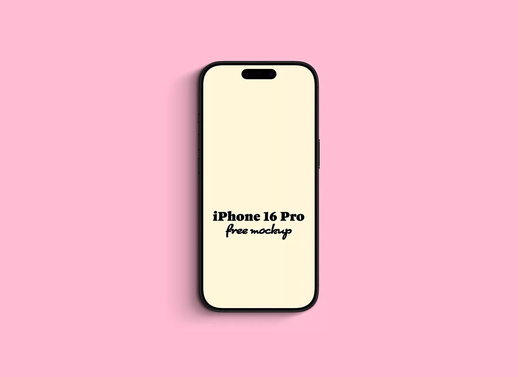 iPhone 16 Pro Mockup