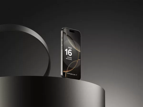 iPhone 16 Pro Mockup Phone
