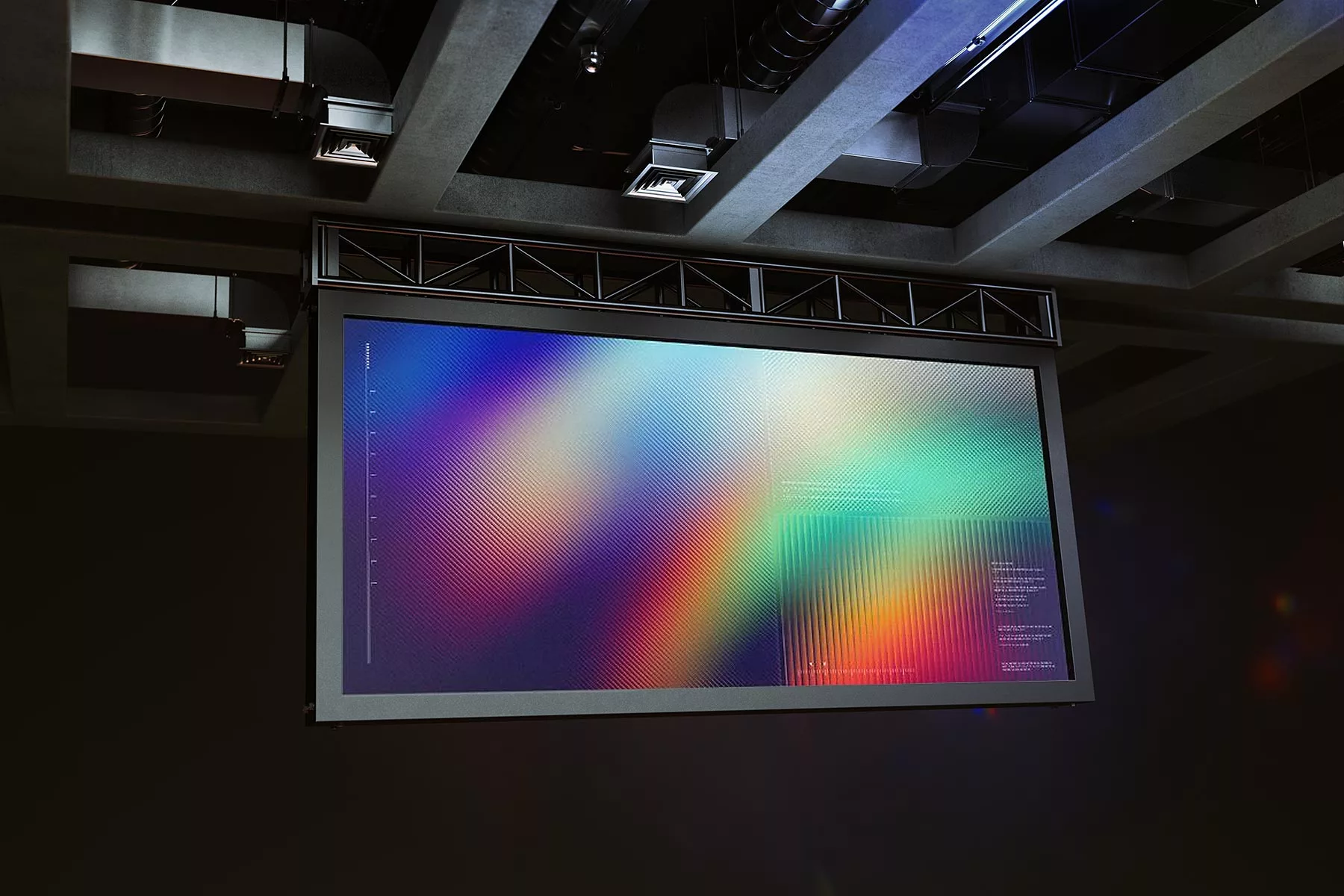 Digital Screen Billboard Free Mockup