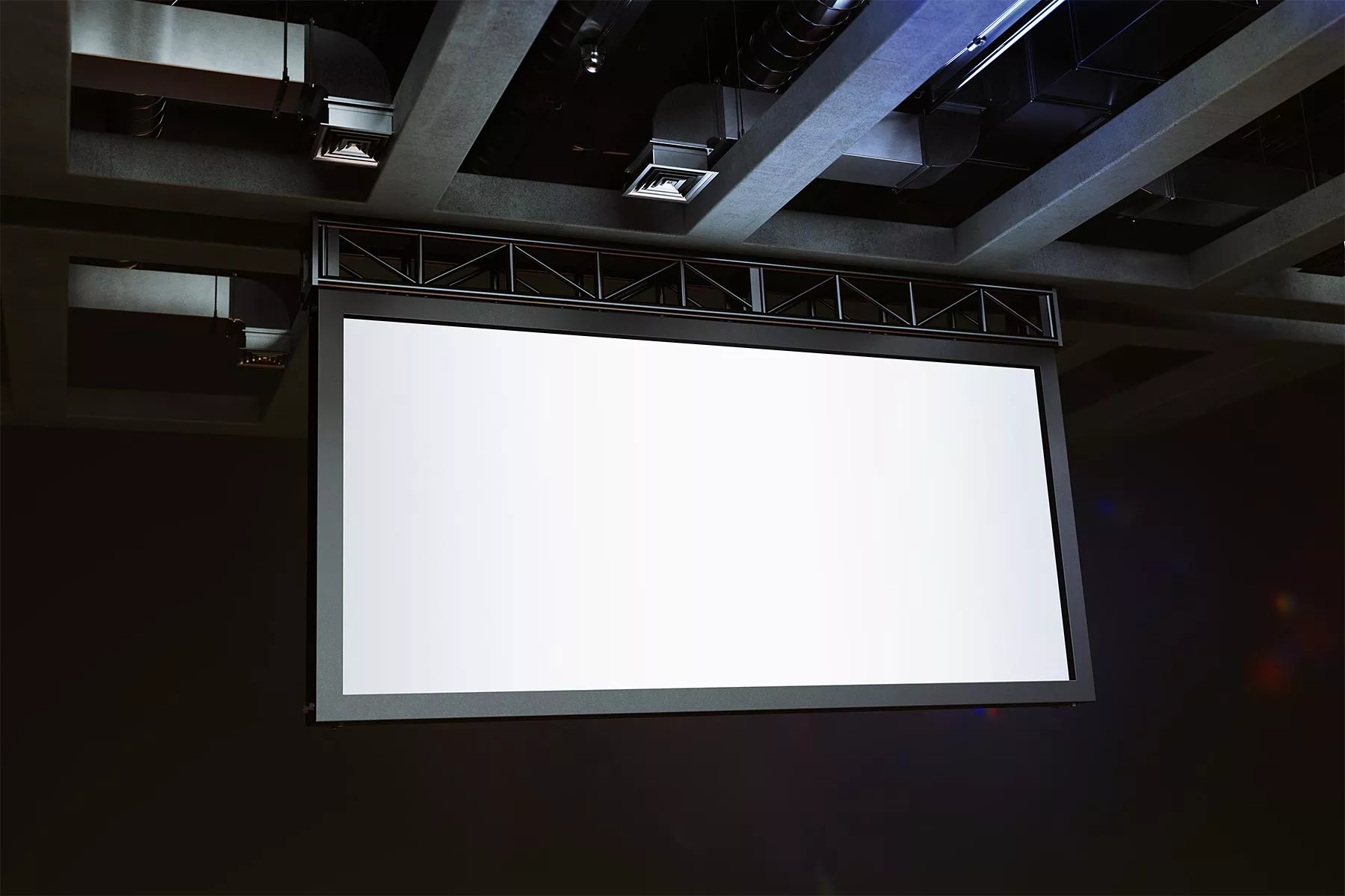 Digital Screen Billboard Free Mockup