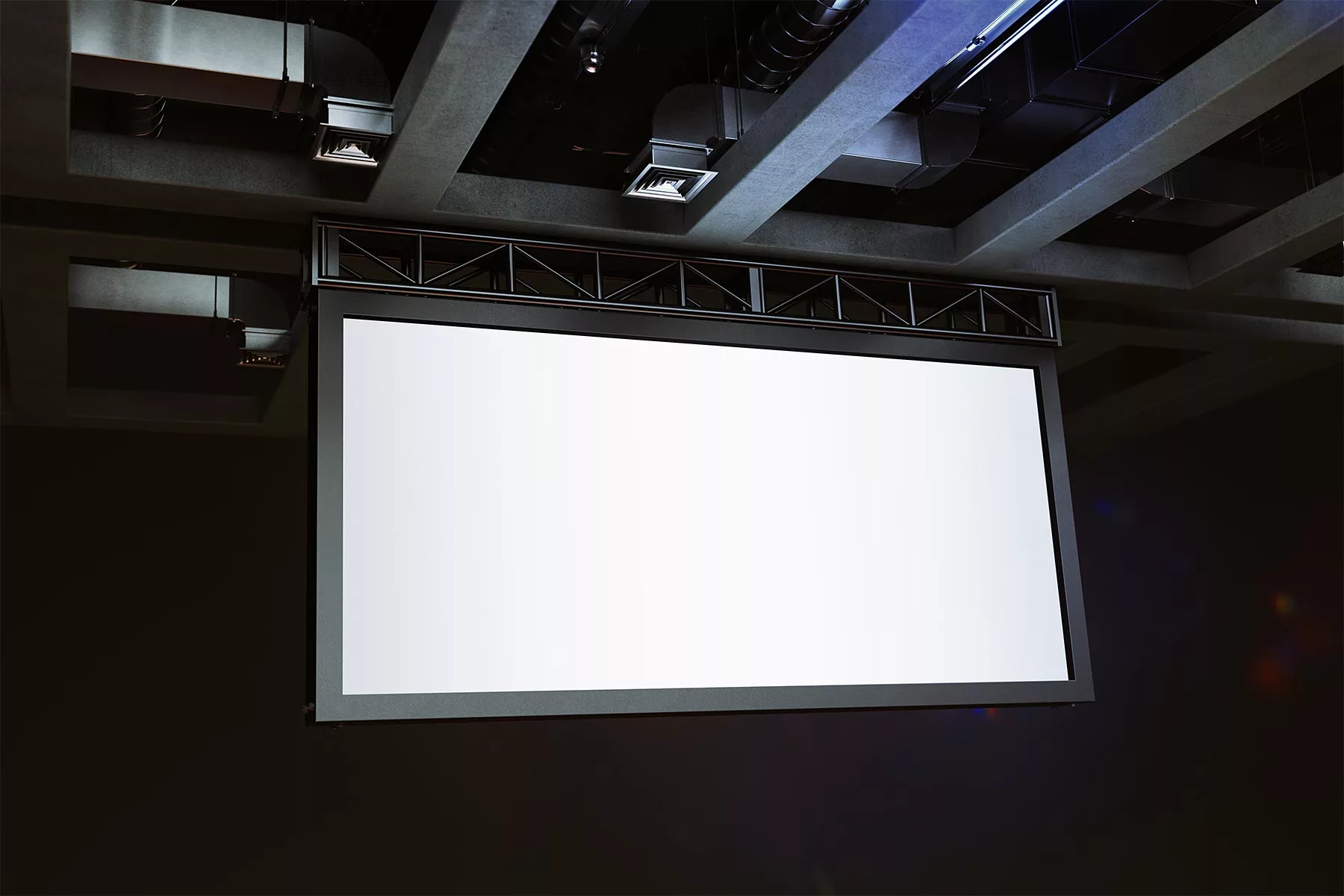 Digital Screen Billboard Free Mockup