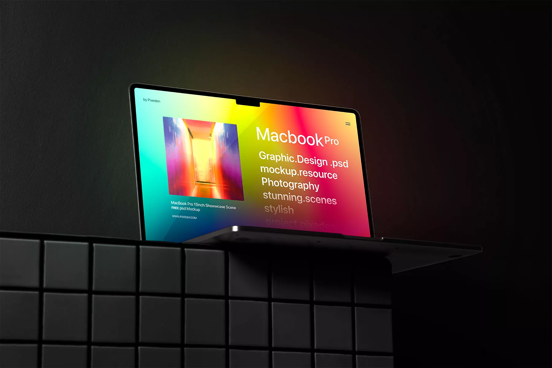 Free MacBook Pro Screen Mockup