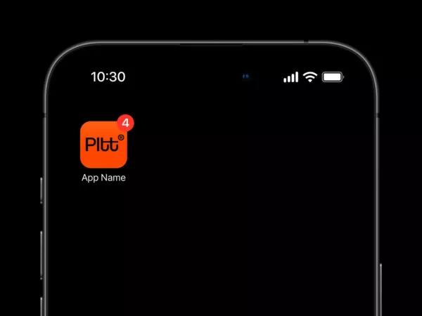 iOS Icon Mockup on Phone Screen