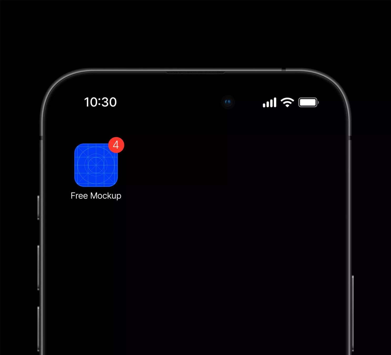 Free iOS Icon Mockup