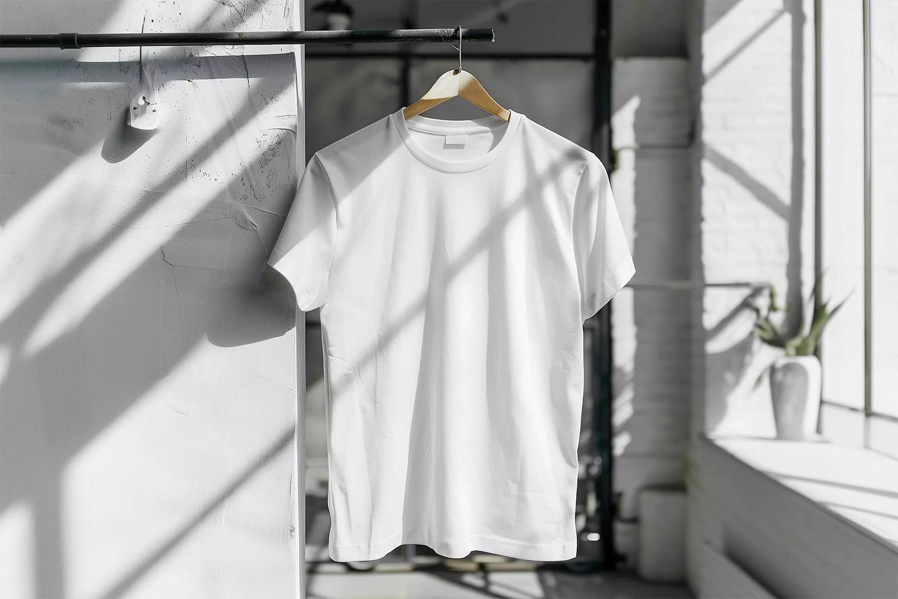 Hanging T-Shirt Mockup