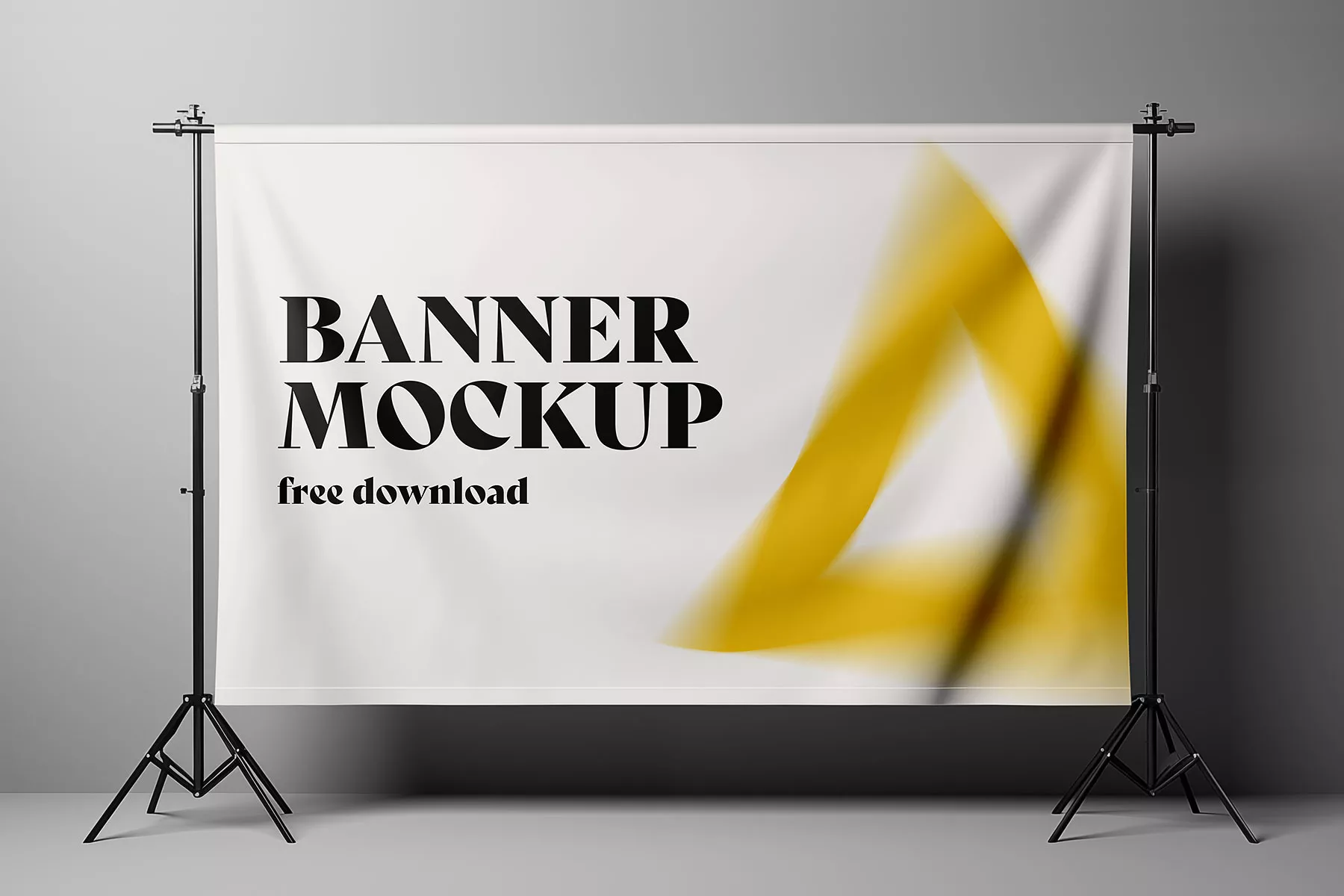Indoor Banner Free Mockup