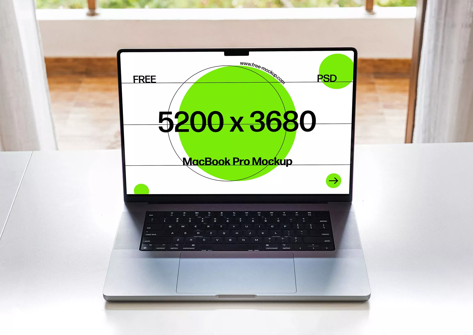 MacBook Pro Free PSD Mockup